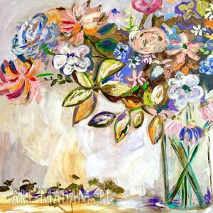 obraz abstrakcyjny 80x80 cm, wydruk do salonu