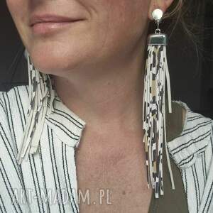 zwariowane panterka lekkie długie box x1, klipsy, etno