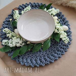 Duże podkładki na stół z sznurka bawełnianego Forest Pad