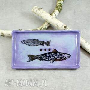 handmade ceramika mydelniczka ceramiczna ryby