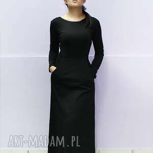 sukienki maxci czarna