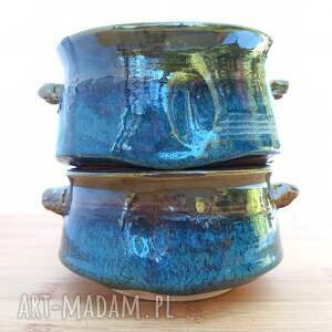 Ceramiczne - Żarko akfamaryna miseczki, ceramika