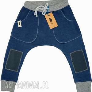 handmade spodnie baggy blue