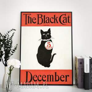 plakaty plakat - black cat, retro, vintage 40x50 cm (6 - 2 0003)