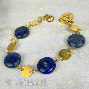 ręcznie robione bransoletka z lapis lazuli c1057