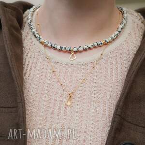 Naszyjnik jaspis dalmatyński