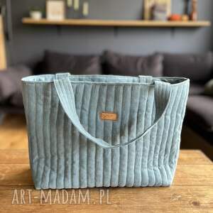 pomysł na upominek świąteczny Torba lniana Everyday niebieska