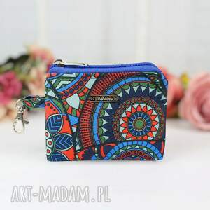 Mały portfelik saszetka zawieszka MANDALE CHABROWE, portmonetka