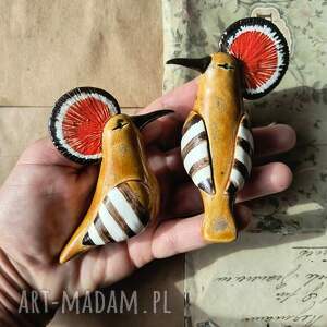 dudki siedzące, ceramika dudek, święta