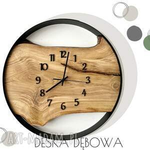 hand-made zegary zegar w metalowej obręczy 50 cm - z cyframi