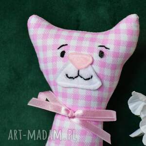 handmade maskotki kotek dla maluszka - mruczek - asia 18 cm