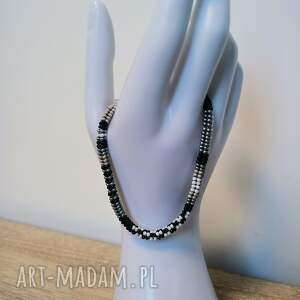 bransoletka szyta z koralików na rękę biżuteria prezent