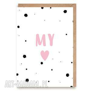 kartka walentynkowa na rocznicę - delikatny karnet miłosny z napisem