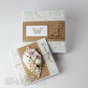 scrapbooking kartki kartka w pudełku okazji urodzin, prezent