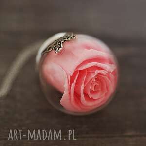 925 sterling %u2665 róża naszyjnik - Biżuteria