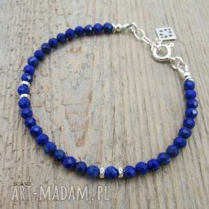 handmade lapis lazuli - bransoletka