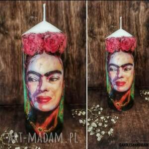 Prezent dekoracyjna 18 cm, kahlo, frida - świecy