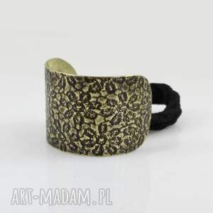 Kwiaty - mosiężna ozdoba do włosów (2507 06) unikat, spinka