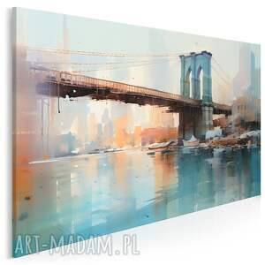 obraz na płótnie - most nowy jork brooklyn - 120x80 cm (102901)