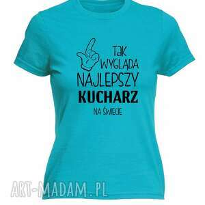 handmade koszulki koszulka z nadrukiem dla kucharki, prezent najlepsza kucharka