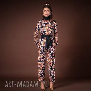 bluzka z efektowna, luźna, z golfem