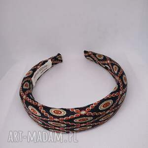 jedwabna opaska puffy, jedwabne akcesoria, dodatki