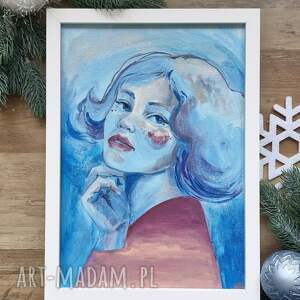 pomysł na świąteczny prezent Jej myśli obraz do wnętrza piękny