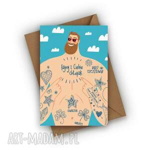 kartka dla chłopaka - fajny z ciebie chłopak