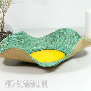 Duża ceramiczna misa do serwowania, ceramika artystyczna
