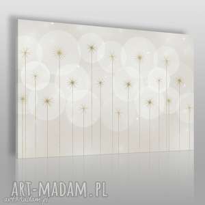 obraz na płótnie - kwiaty abstrakcja - 120x80 cm - VAKU DSGN obrazy