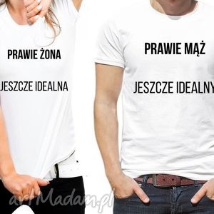 handmade koszulki koszulki dla par "prawie mąż/ prawie