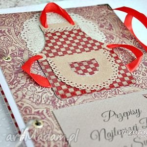 scrapbooking albumy przepisy najlepszej babci na świecie, przepiśnik książka