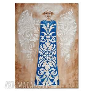 anioł anandi, oryginalny obraz ręcznie malowany