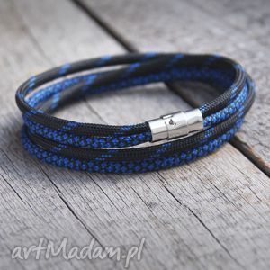 ręcznie zrobione męska męska bransoletka: hello sailor:: black&blue