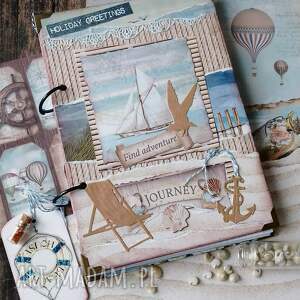 Notes podróżniczy A5 handmade - prezent dla podróżnika