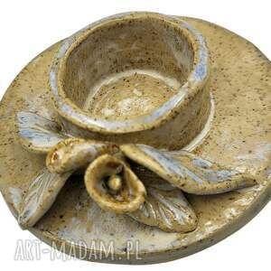 Prezent Ceramiczna podstawka pod świeczkę