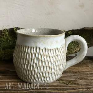 handmade ceramika kubek ceramiczny - lodowy