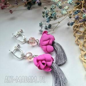 Klipsy leciutkie kwiaty pojedyncza sztuka kli, bo, slu, chw