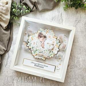 Prezent 3d z okazji Pierwszej Komunii Świętej, ramka 3d