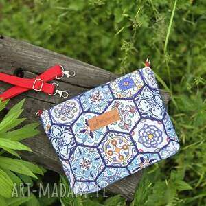 Portugalskie kafelki listonoszka, mała torebka