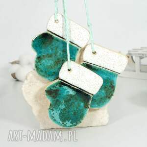 świąteczne rękawice - ozdoby choinkowe na choinkę