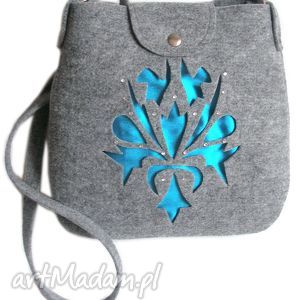 handmade torebki orientalny wzór z turkusem