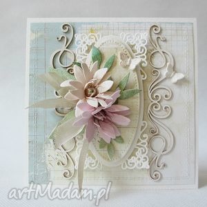 handmade scrapbooking kartki dwie kartki w pudełkach