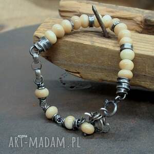 koral naturalny - bransoletka 030 korala, biżuteria autorska