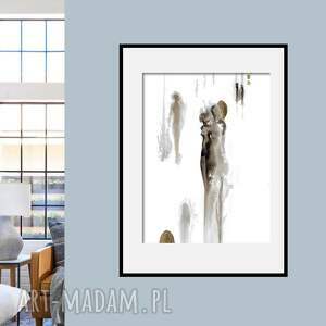 Prezent Z cyklu Obecność 30cm x 40cm, para, obrazy do salonu