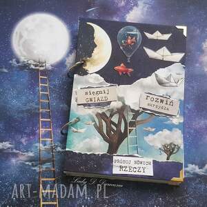 hand-made notes/pamiętnik/ magia księżyca