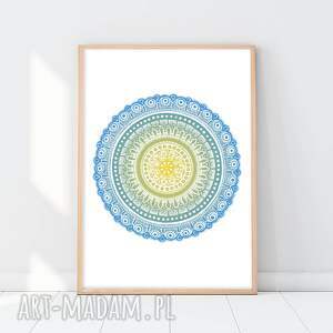 mandala 50x70cm, plakat sztuka, dom ilustracja