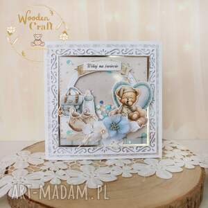 kartka na narodziny dziecka, gratulacje, chrzest the baby gotowa, witaj