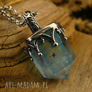 Naszyjnik Aqua Sky - Akwamaryn Srebro vol. I, srebrny