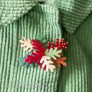 pomysły na prezenty pod choinkę Duża wyrazista przypinka